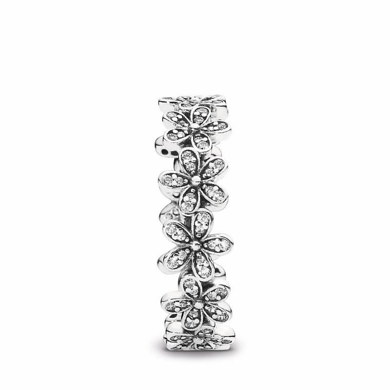 Pandora Daisy Flower Stackable Ring Silver Egypt SC1240958